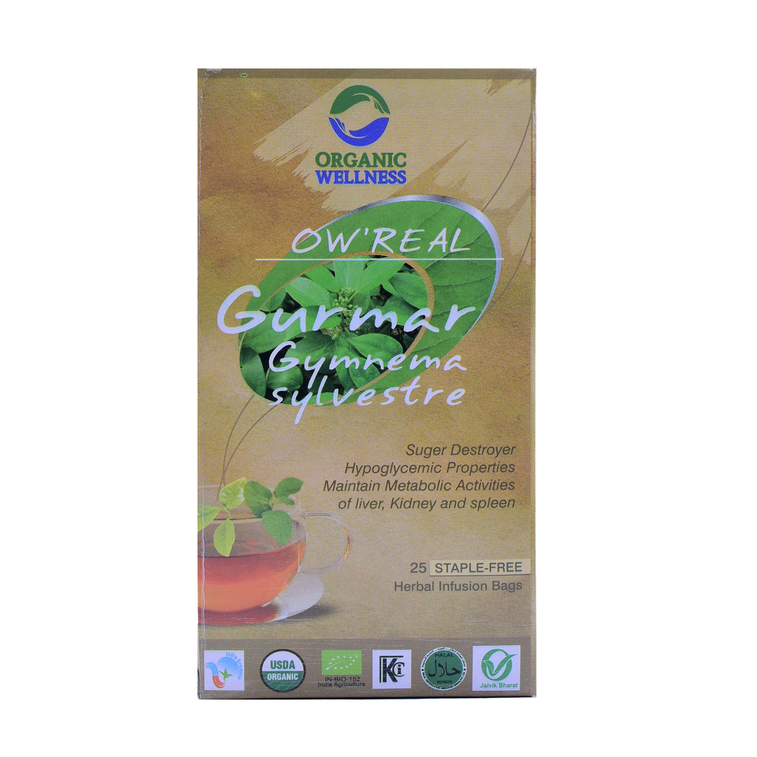 Organic Wellness Gurmar Gymnema Sylvestre Tea